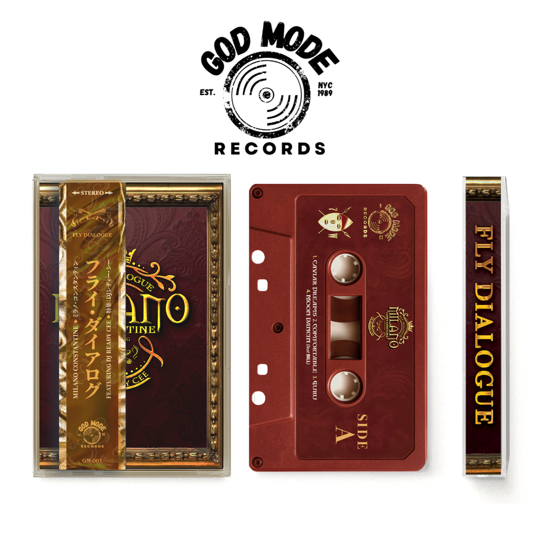 Milano Constantine Fly Dialogue Limited Edition Gold Holographic Obi cassette tape